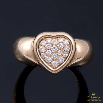ANILLOS / SORTIJAS<BR>ANILLO CORAZÓN ORO AMARILLO Y DIAMANTE... · ref.: (NAMX)