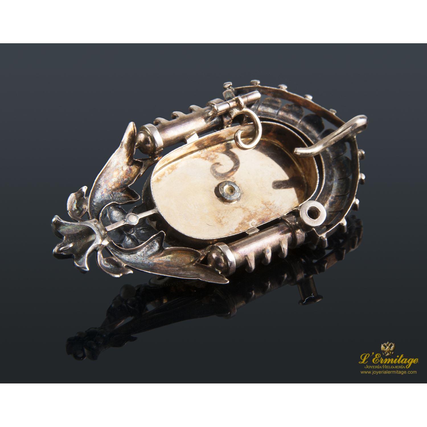 Broche antiguo oro amarillo