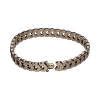 Pulsera oro blanco eslabón cartier