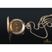 Reloj de bolsillo oro amarillo y diamantes clasico