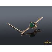 Alfiler oro amarillo escarabajo