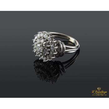 ANILLOS / SORTIJAS<BR>SORTIJA ORO BLANCO Y BTES. · ref.: (IMX)