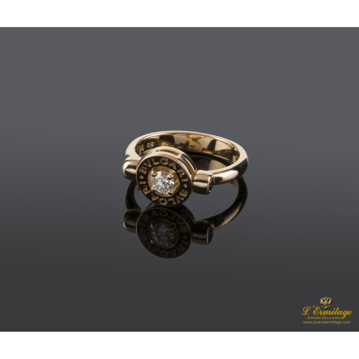 Bulgari-bulgari oro rosa con brillante