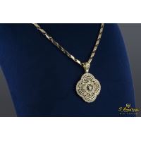 Gargantilla oro amarillo y diamantes