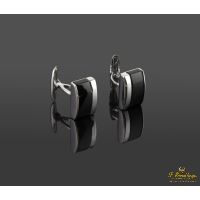 GEMELOS<BR>GEMELOS ORO BLANCO Y ONIX