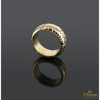 Anillo oro amarillo tubogas