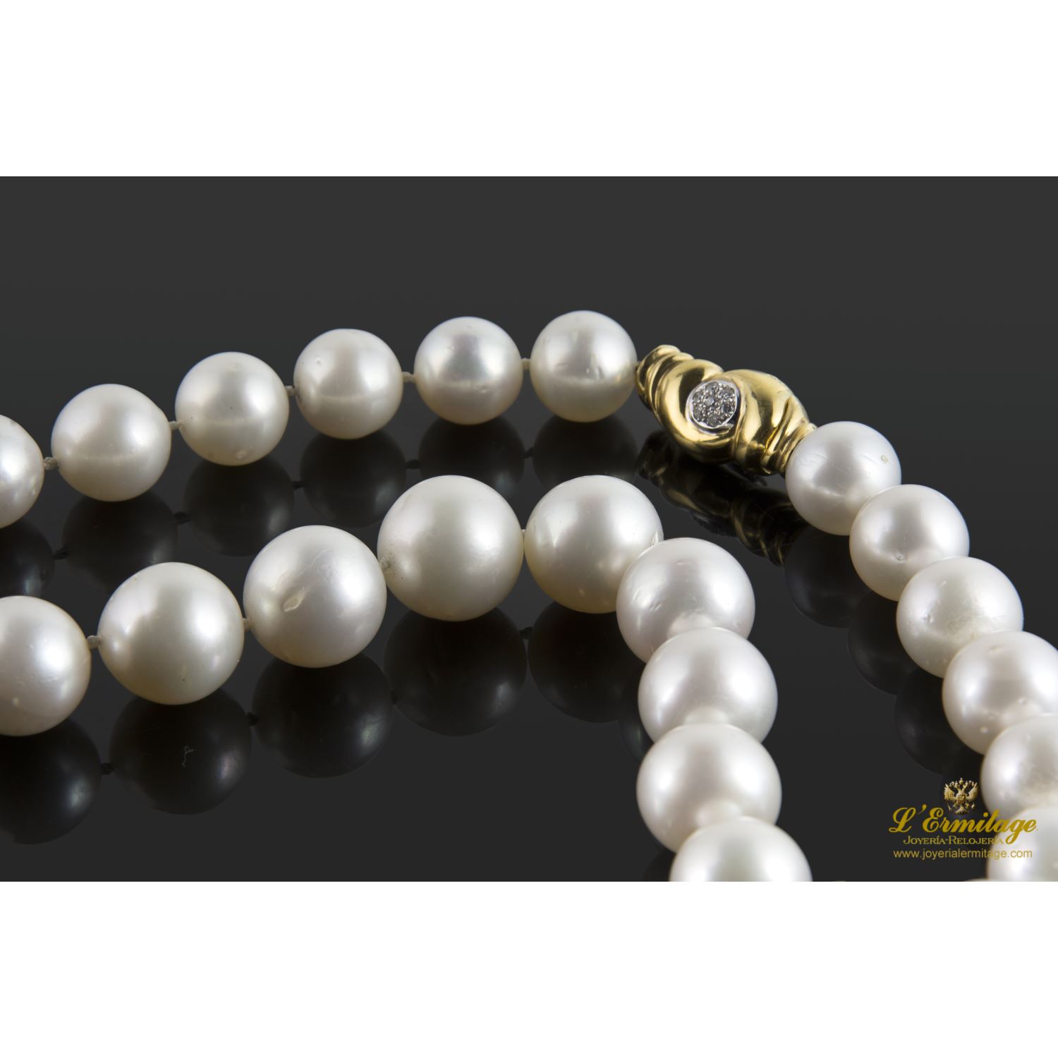 Collar perlas australianas degrade