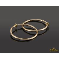 Pendientes realizados en oro rosa