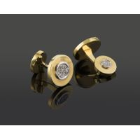 Gemelos oro amarillo y diamantes
