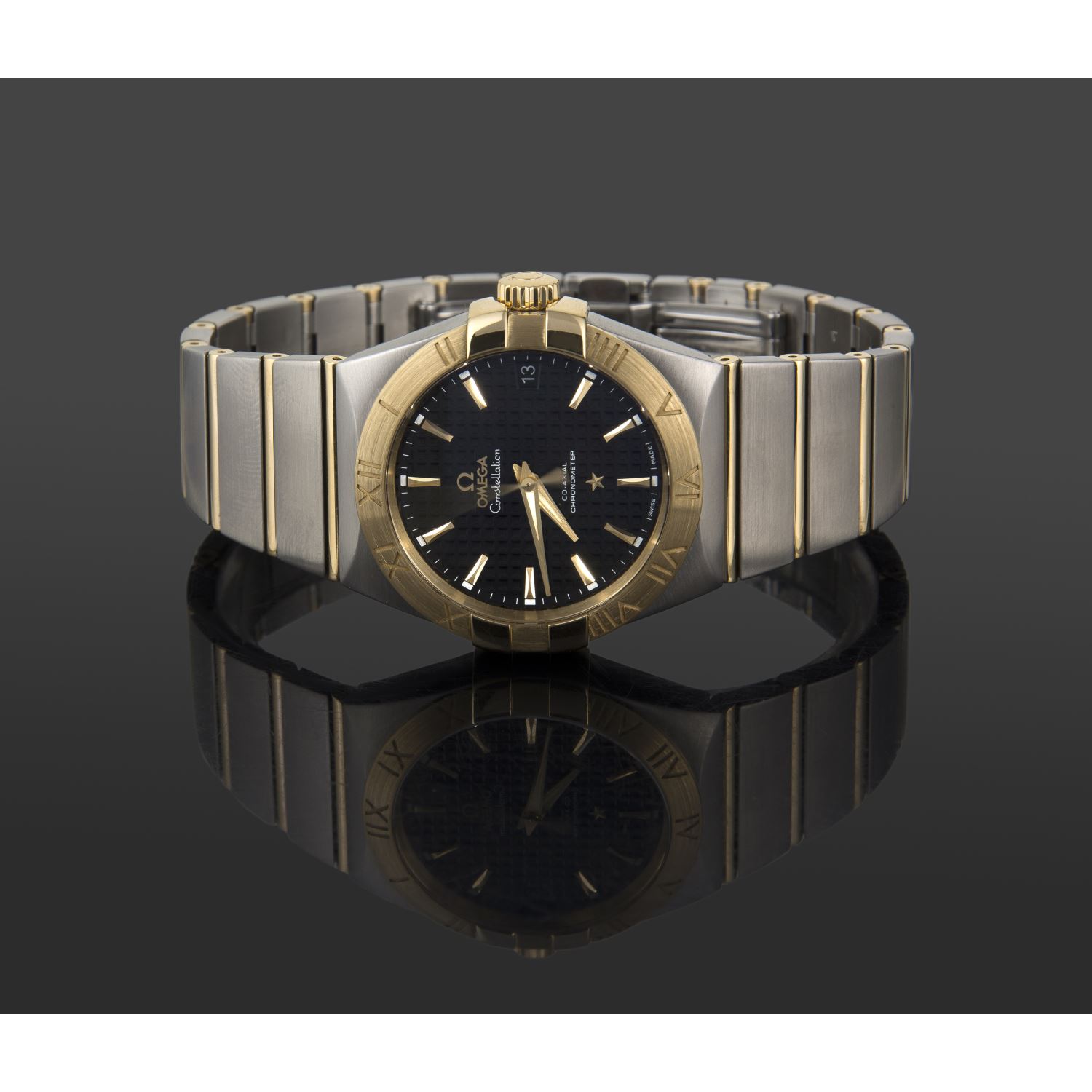 Constellation co-axial acero y oro automático caballero 38mm 