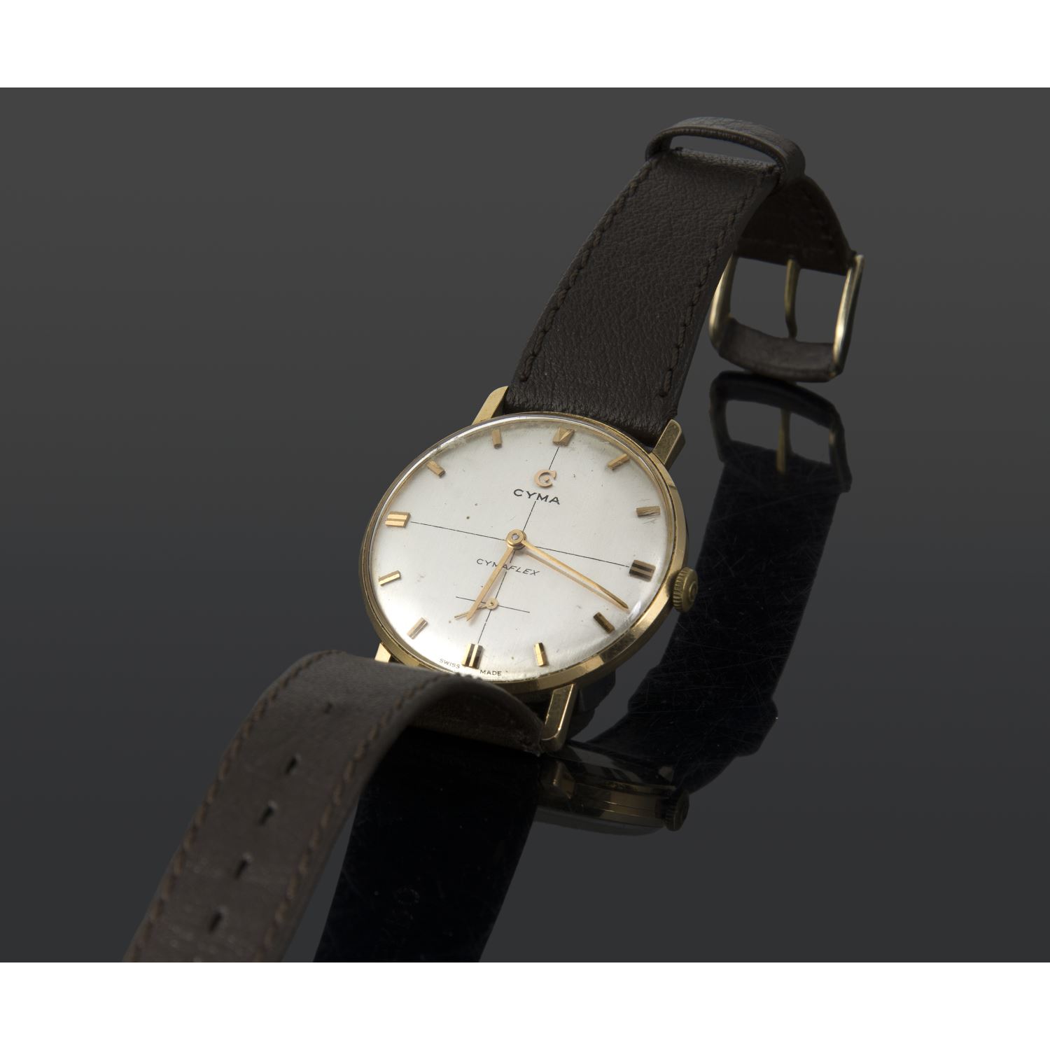 Cymaflex oro amarillo cuerda manual caballero 34mm