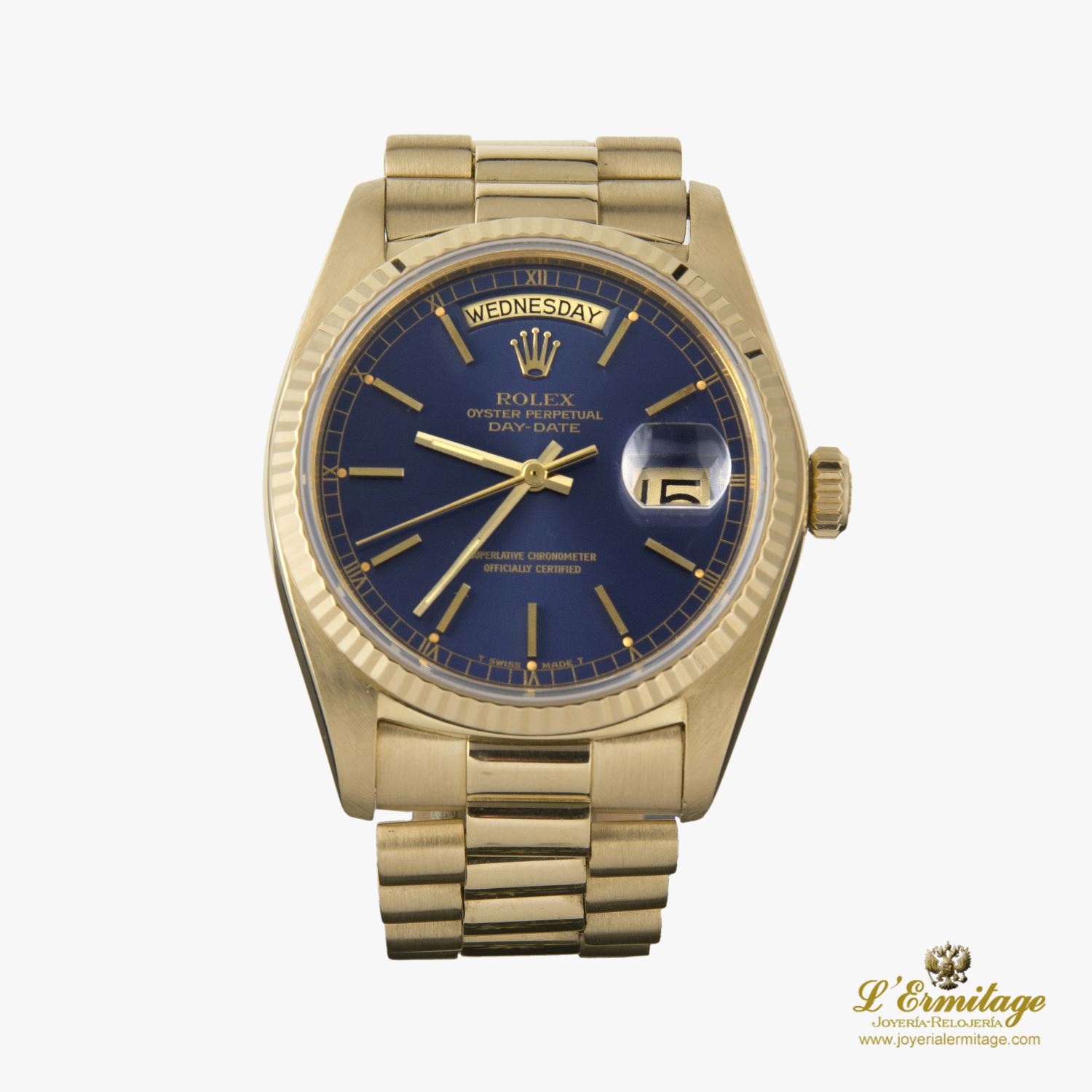 Day-date president oro amarillo caballero 36mm 