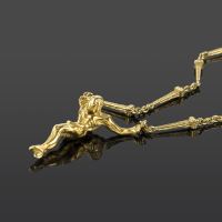 Collar cristo dalí oro amarillo