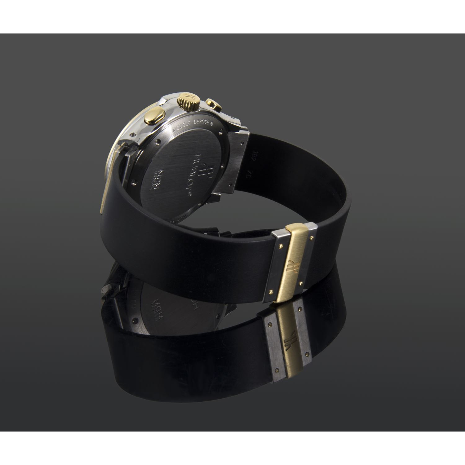 Elegant chronograph acero y oro automático caballero 40mm 