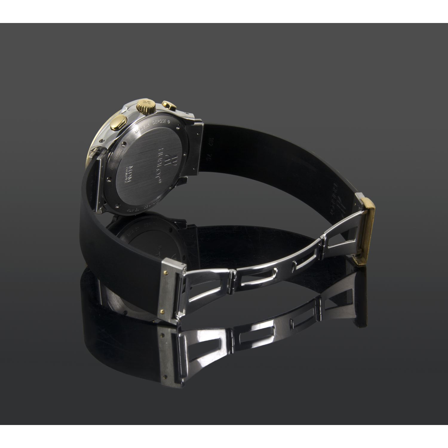 Elegant chronograph acero y oro automático caballero 40mm 