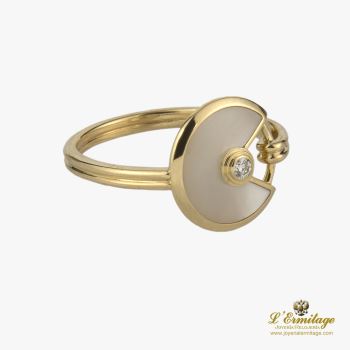 ANILLOS / SORTIJAS<BR>ANILLO CARTIER MADREPERLA Y DIAMANTE. ... · ref.: 