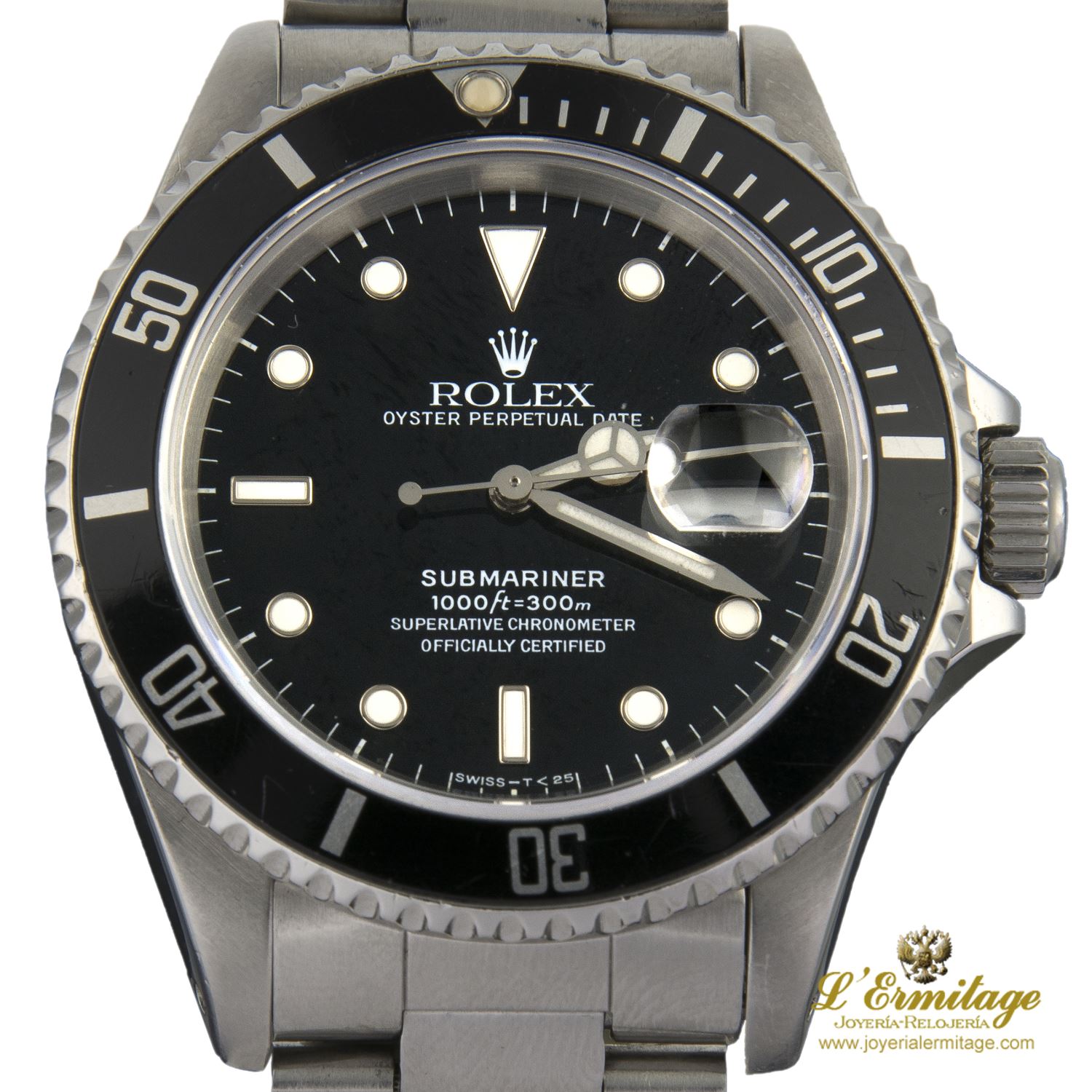 Submariner date acero 40mm 