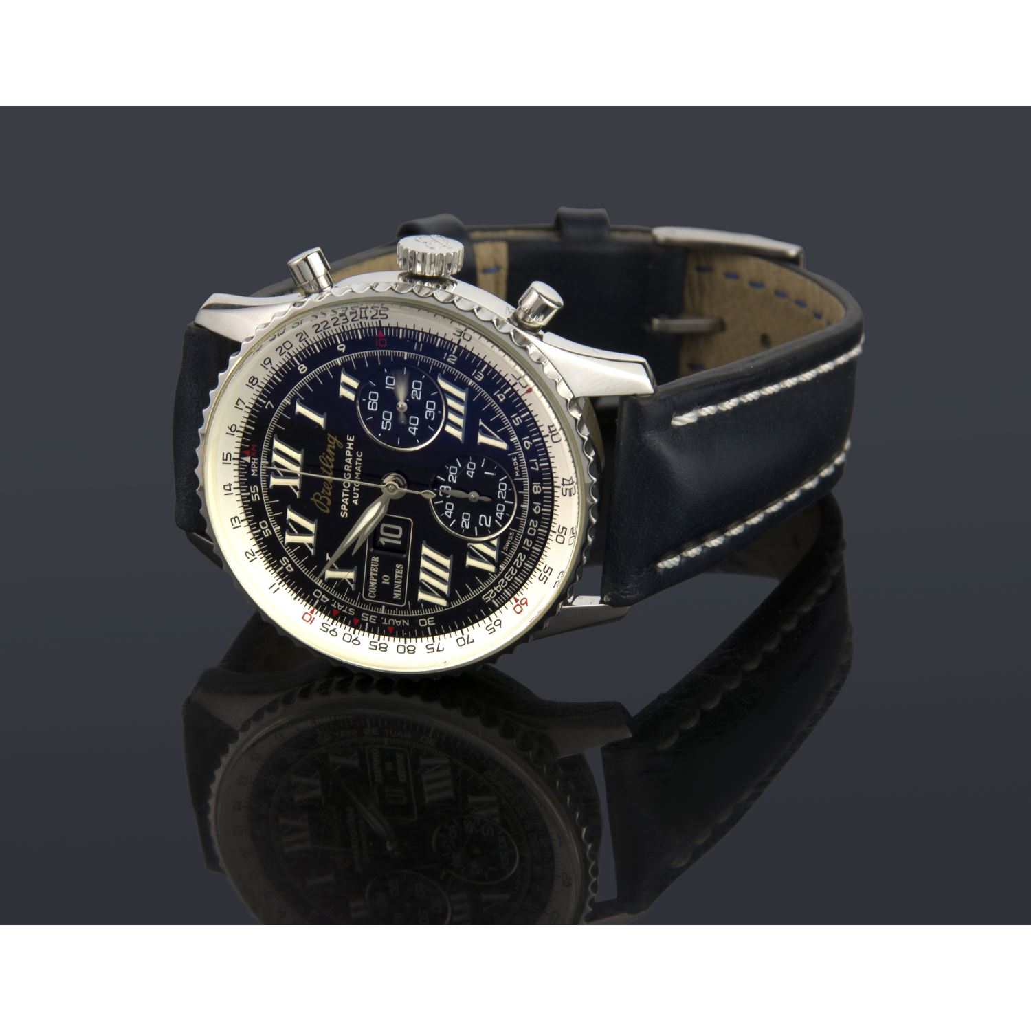 Navitimer spatiographe montbrillant serie speciale acero automático 41mm 