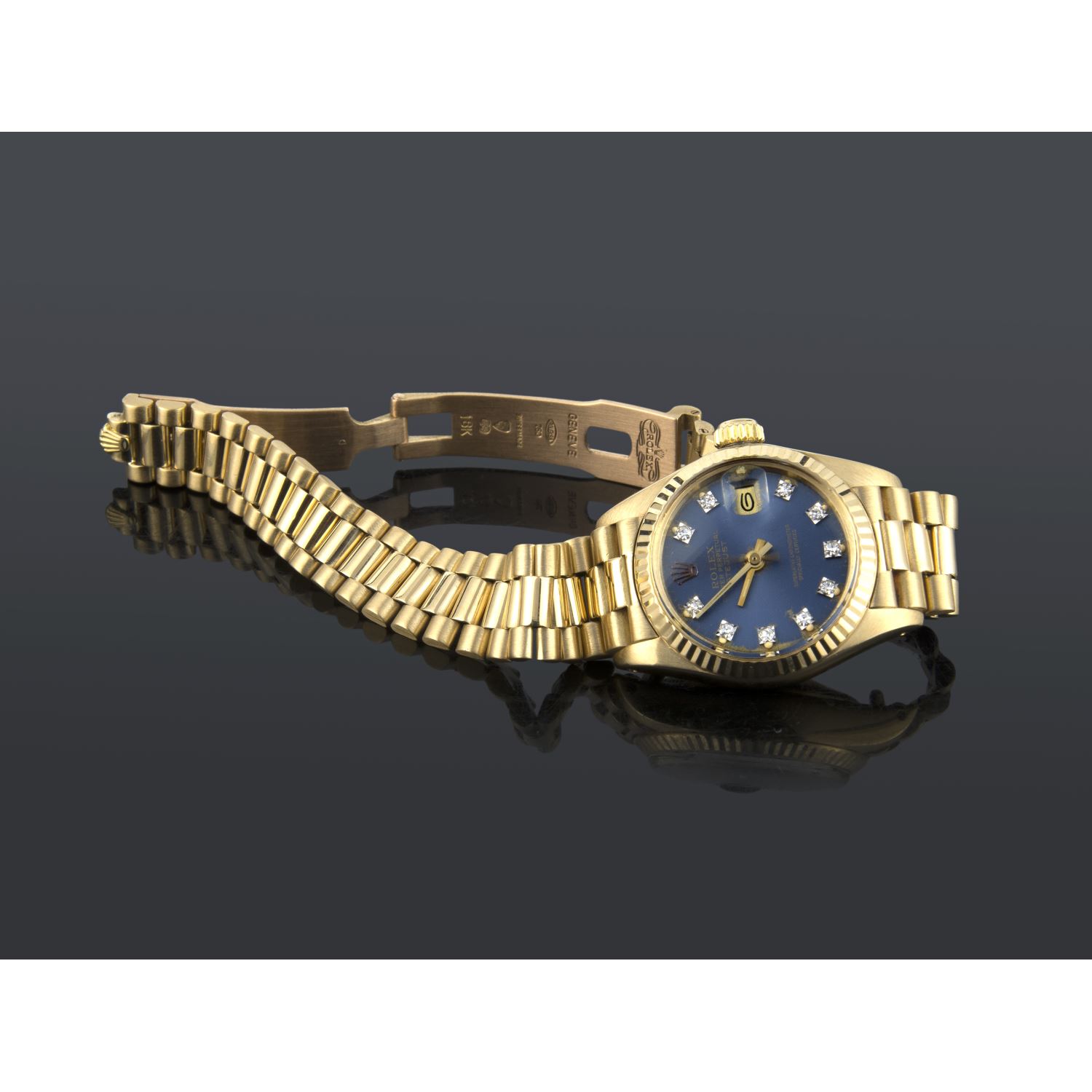 Lady-datejust oro amarillo president señora 26mm 