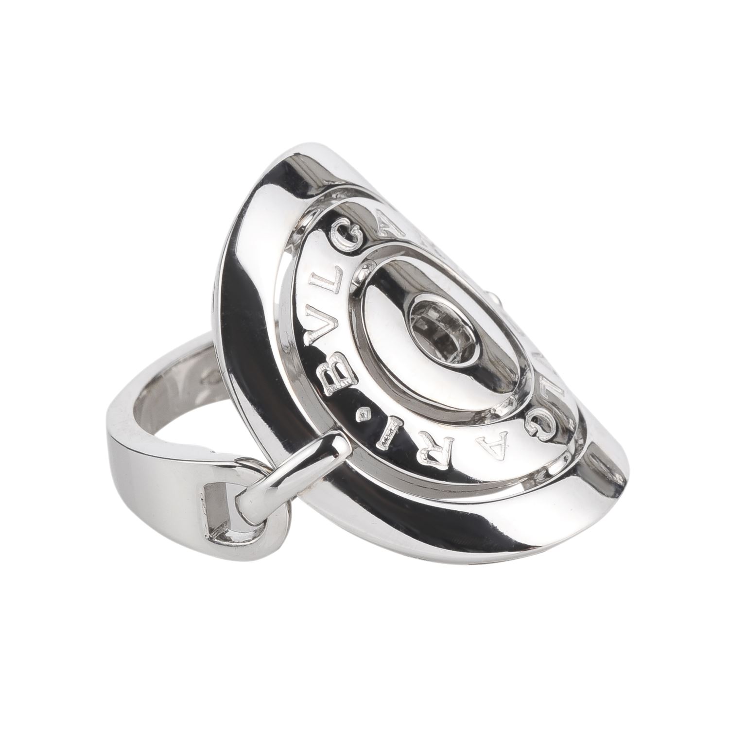 Sortija bulgari astrale en oro blanco. Talla 7.