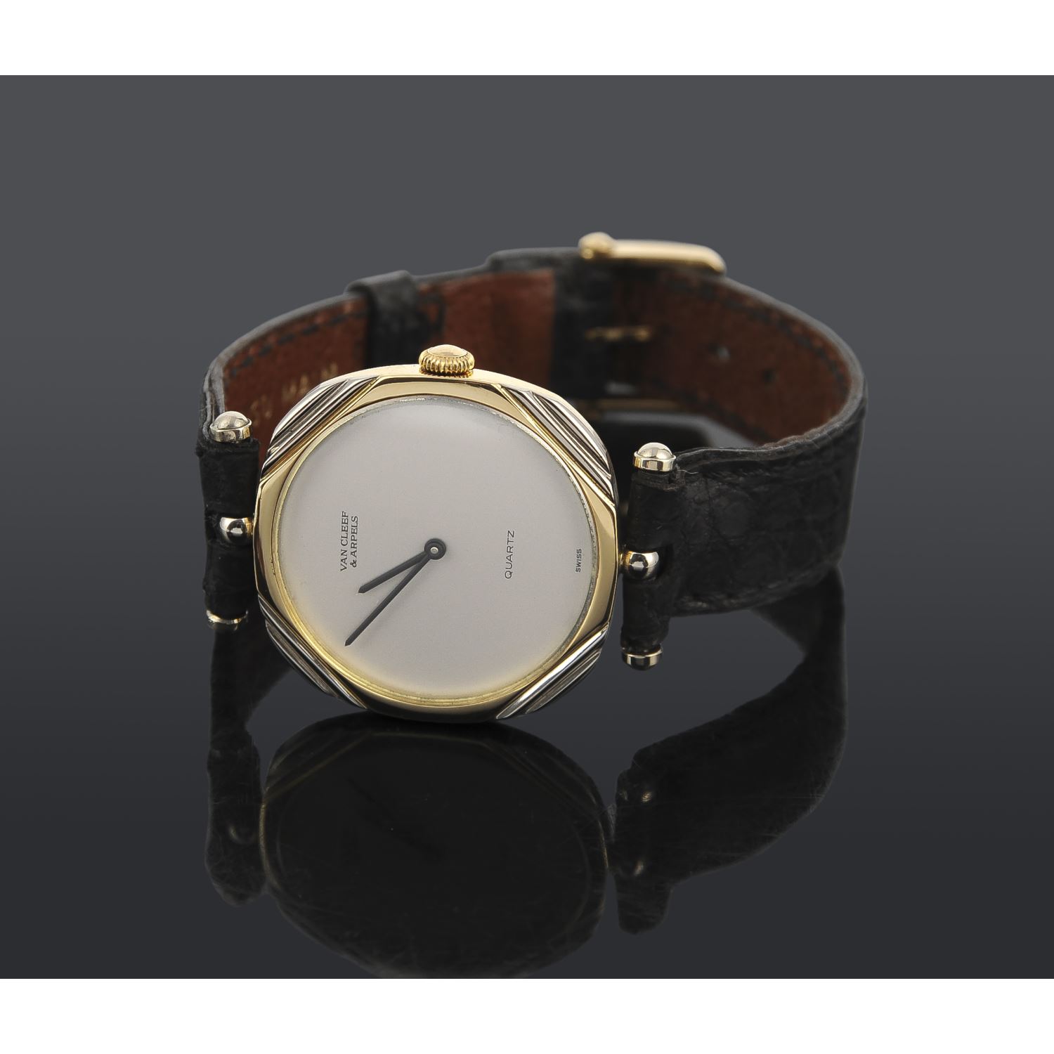 La collection octogonal oro amarillo cuarzo caballero