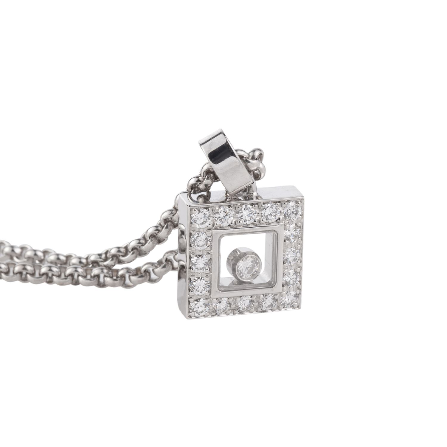 Gargantilla happy diamonds icons oro blanco y diamantes