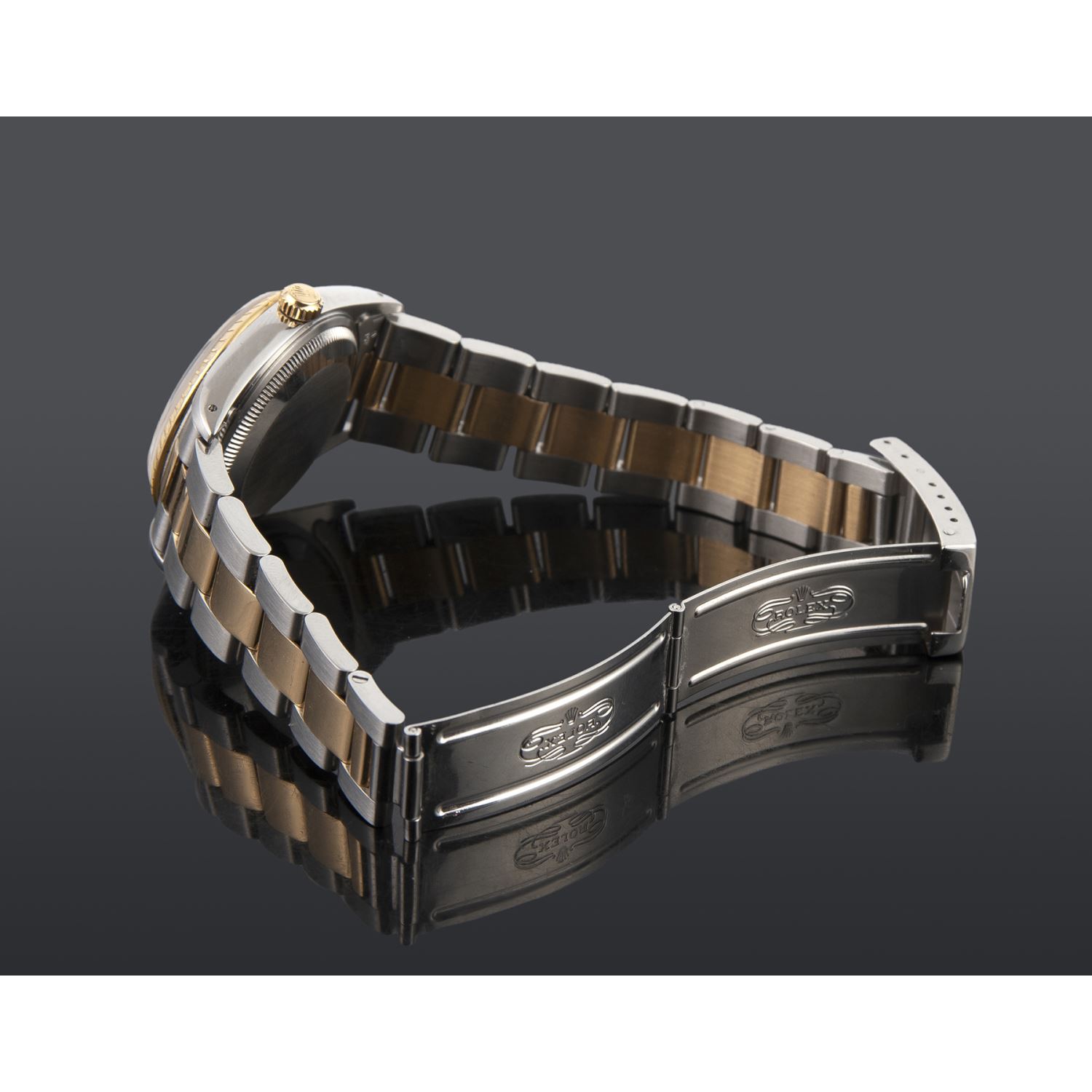 Oyster perpetual date acero y oro 34mm.     