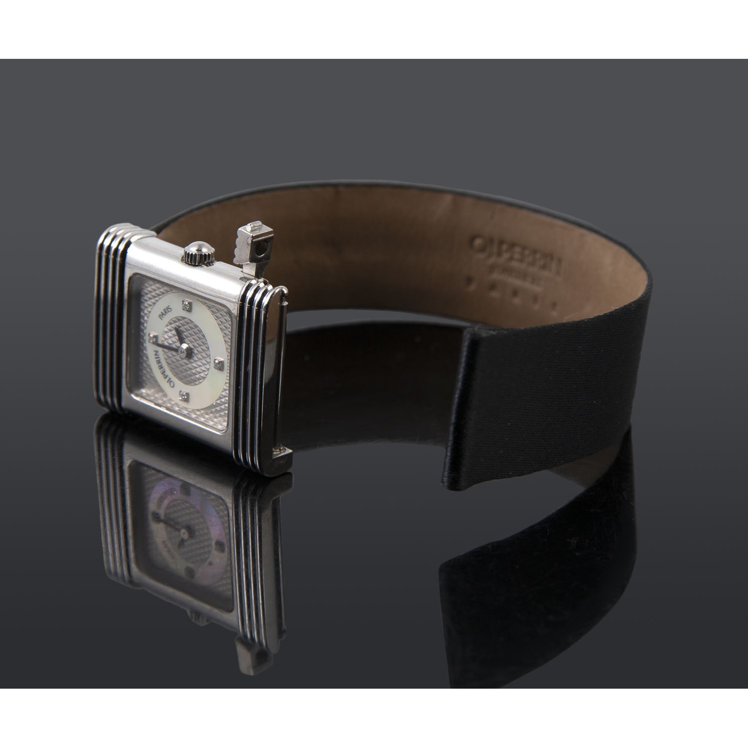 O.J.Perrin acero y brillantes señora.  