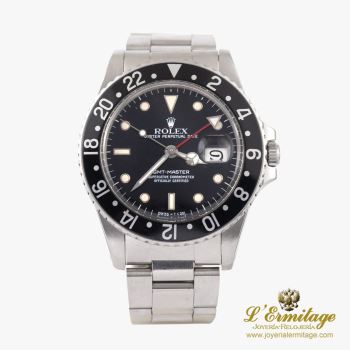 ROLEX<BR>GMT-MASTER ACERO PLEXIGLASS. · ref.: 16750
