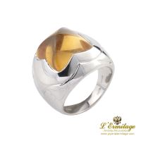 ANILLOS / SORTIJAS<BR>SORTIJA PIRÁMIDE DE BULGARI EN ORO BLA...
