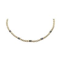 Collar en oro amarillo y zafiros.