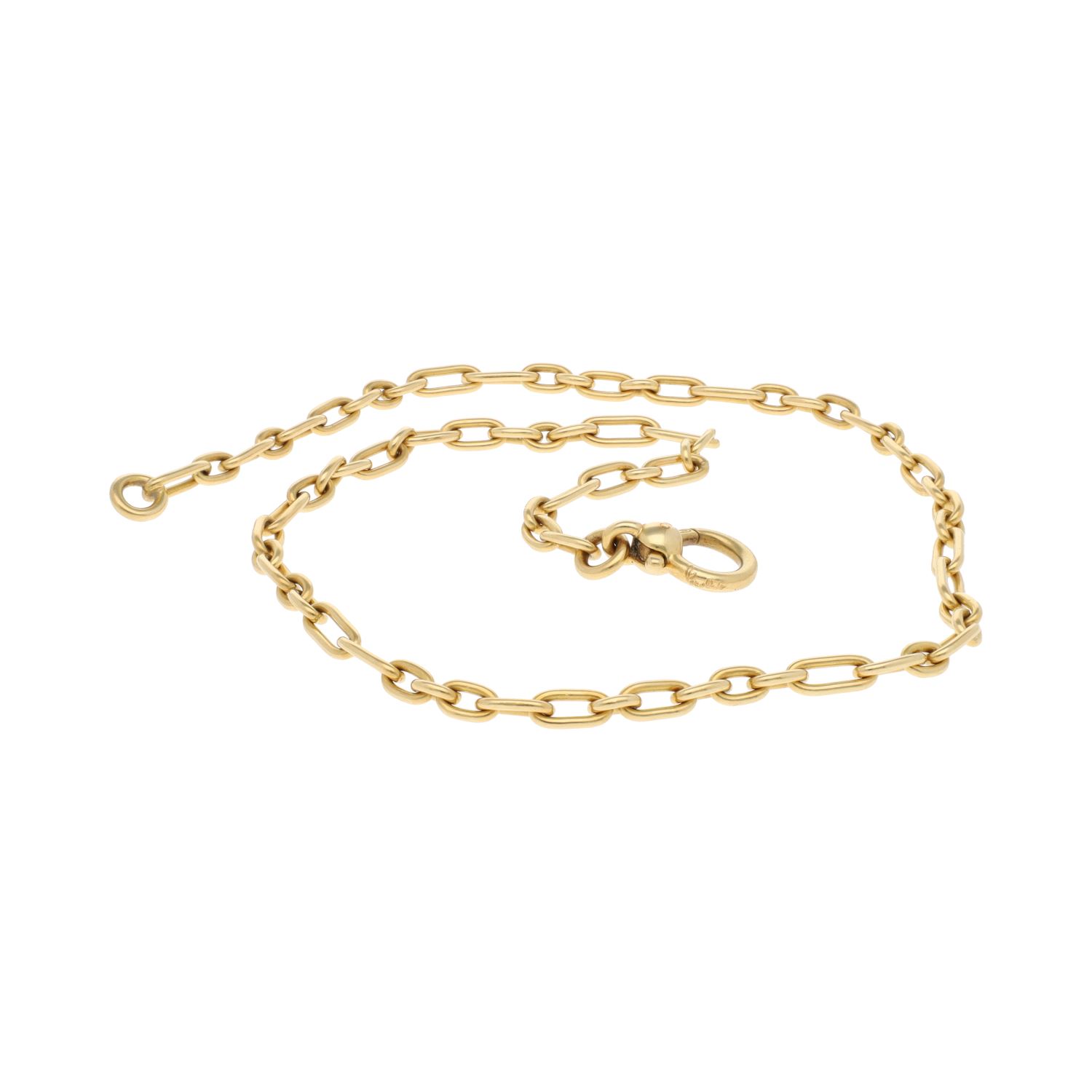 Collar pomellato realizado en oro amarillo.