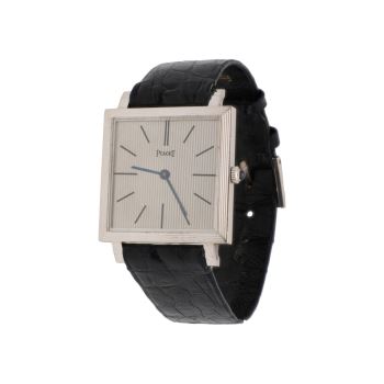 PIAGET<BR>ALTIPLANO CUADRADO ORO BLANCO CUERDA M... · ref.: 938