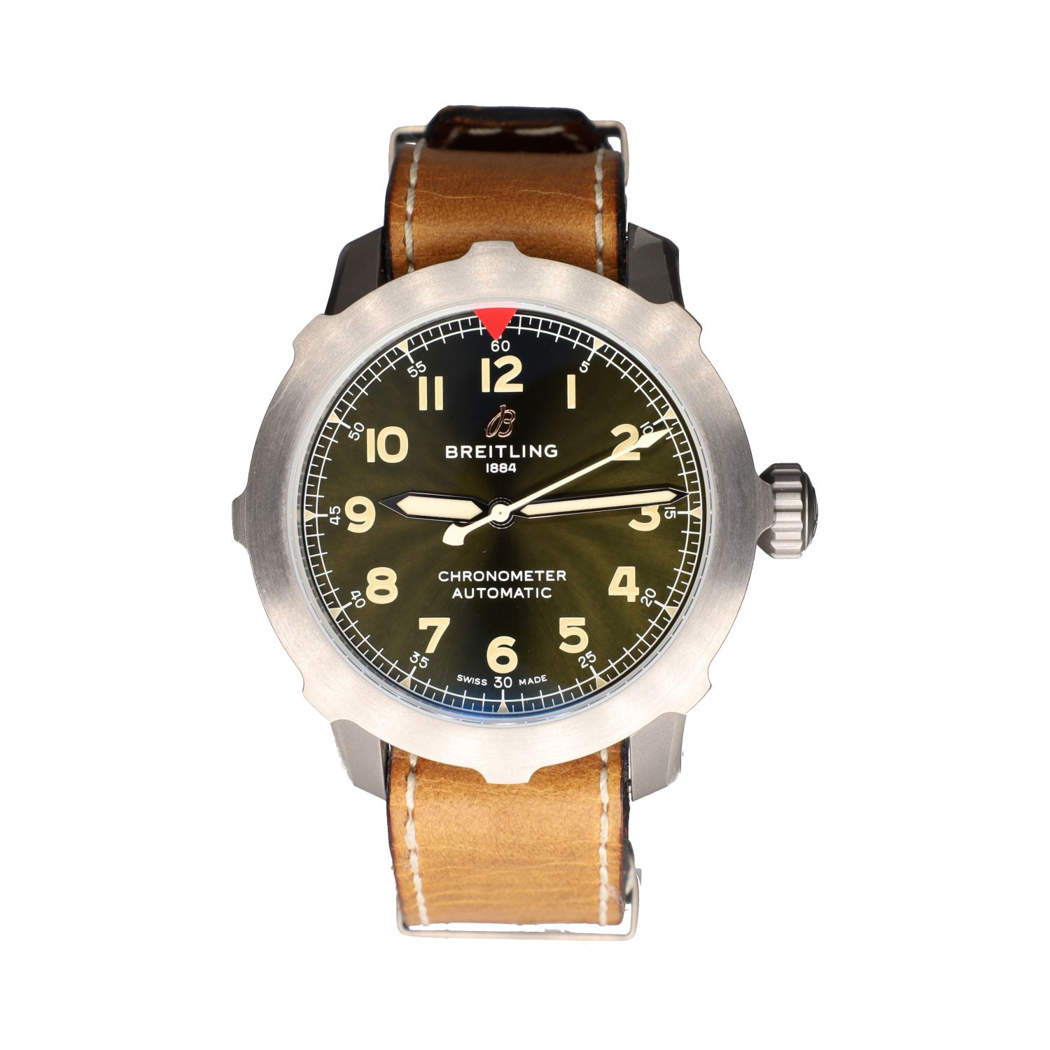 Aviator super 8 b20 automatic 46 titanio.  