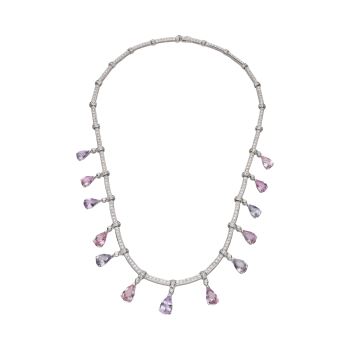 COLLARES<BR>COLLAR FIRMADO POR SUAREZ EN ORO BLANC... · ref.: (CLCM)