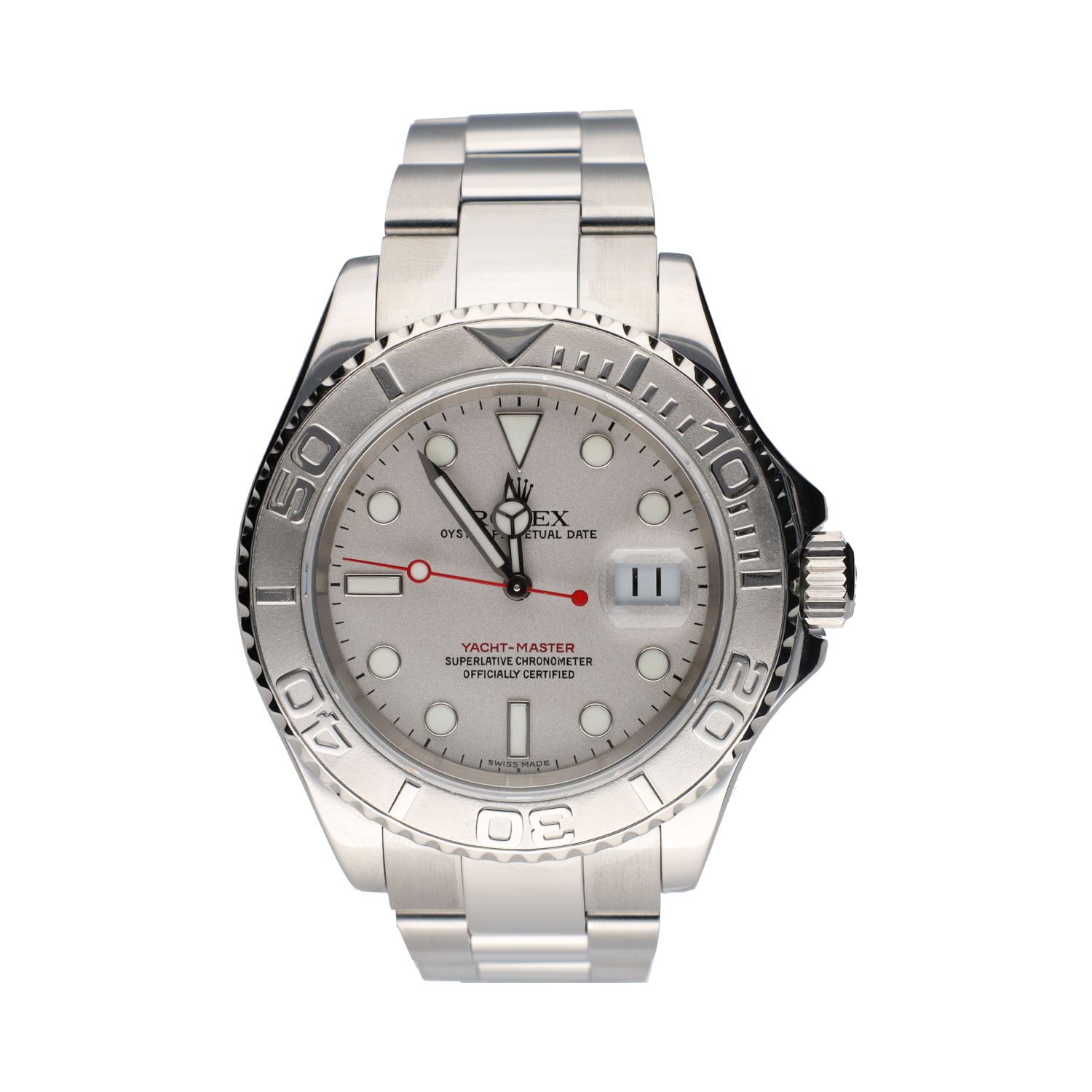 Yacht-master acero platino 40mm.   