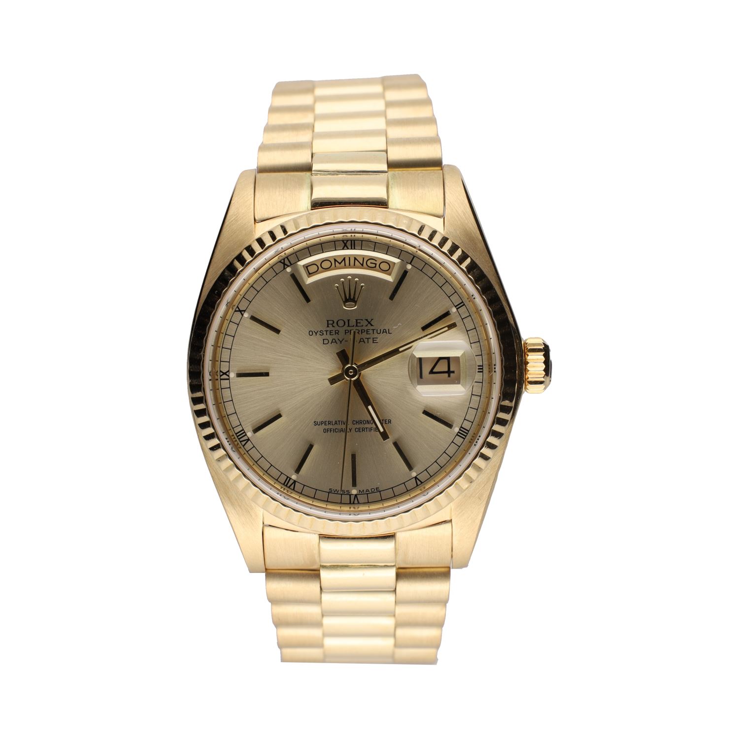 Day-date oro amarillo president 36mm.   