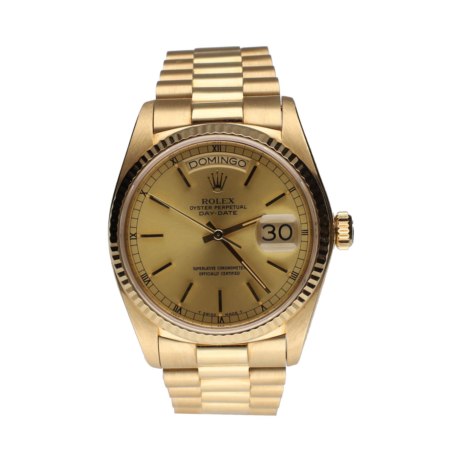 Day-date oro amarillo president 36mm.   