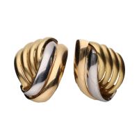 PENDIENTES<BR>PENDIENTES EN ORO AMARILLO Y ORO BLANC...