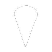 COLLARES<BR>COLLAR EN ORO BLANCO CON UN BRILLANTE.