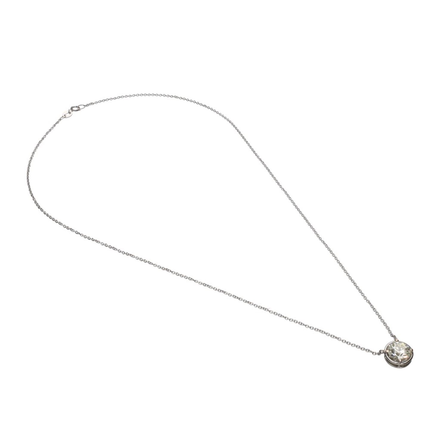 Collar en oro blanco con brillante 2,16ct.