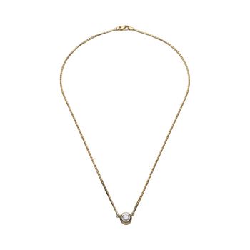 COLLARES<BR>COLLAR EN CORDÓN CON COLGANTE DE ORO B... · ref.: (RMX)