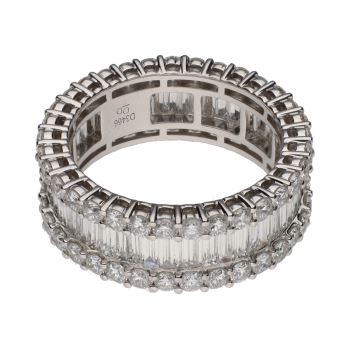 ANILLOS / SORTIJAS<BR>SORTIJA ALIANZA ETERNITY EN ORO BLANCO... · ref.: PRESENTA CERTIFICADO...