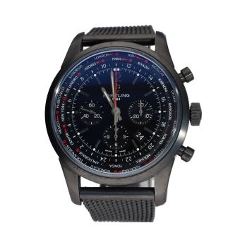 BREITLING<BR>TRANSOCEAN  BLACK UNITIME PILOT 46MM. ... · ref.: MB0510