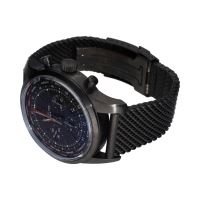 Transocean  black unitime pilot 46mm.   