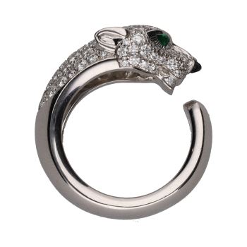 ANILLOS / SORTIJAS<BR>SORTIJA PANTHÉRE DE CARTIER EN ORO BLA... · ref.: (SMSM)