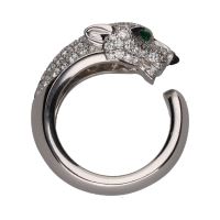 ANILLOS / SORTIJAS<BR>SORTIJA PANTHÉRE DE CARTIER EN ORO BLA...