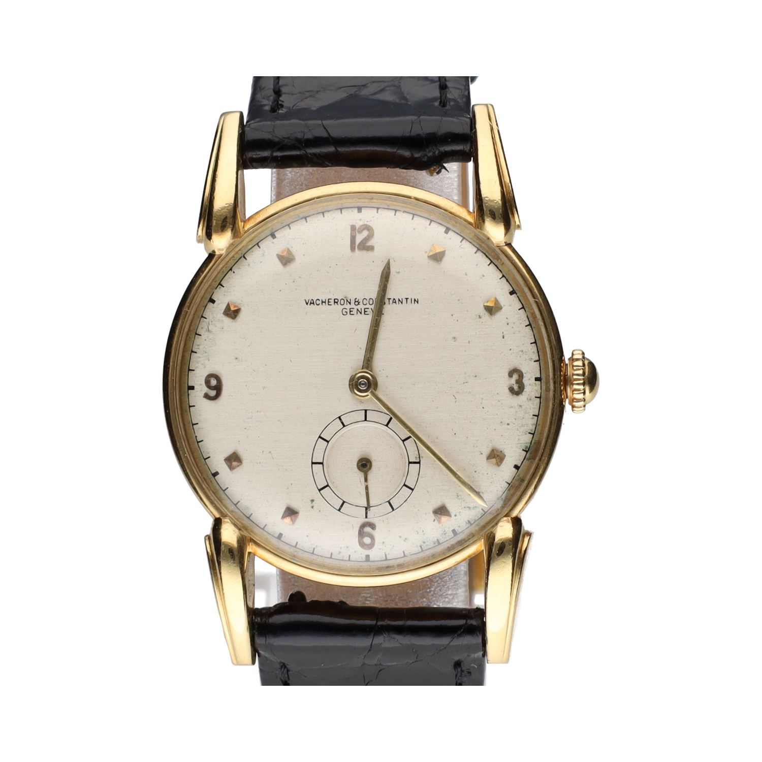 Clásico en oro amarillo cuerda manual 30mm.   