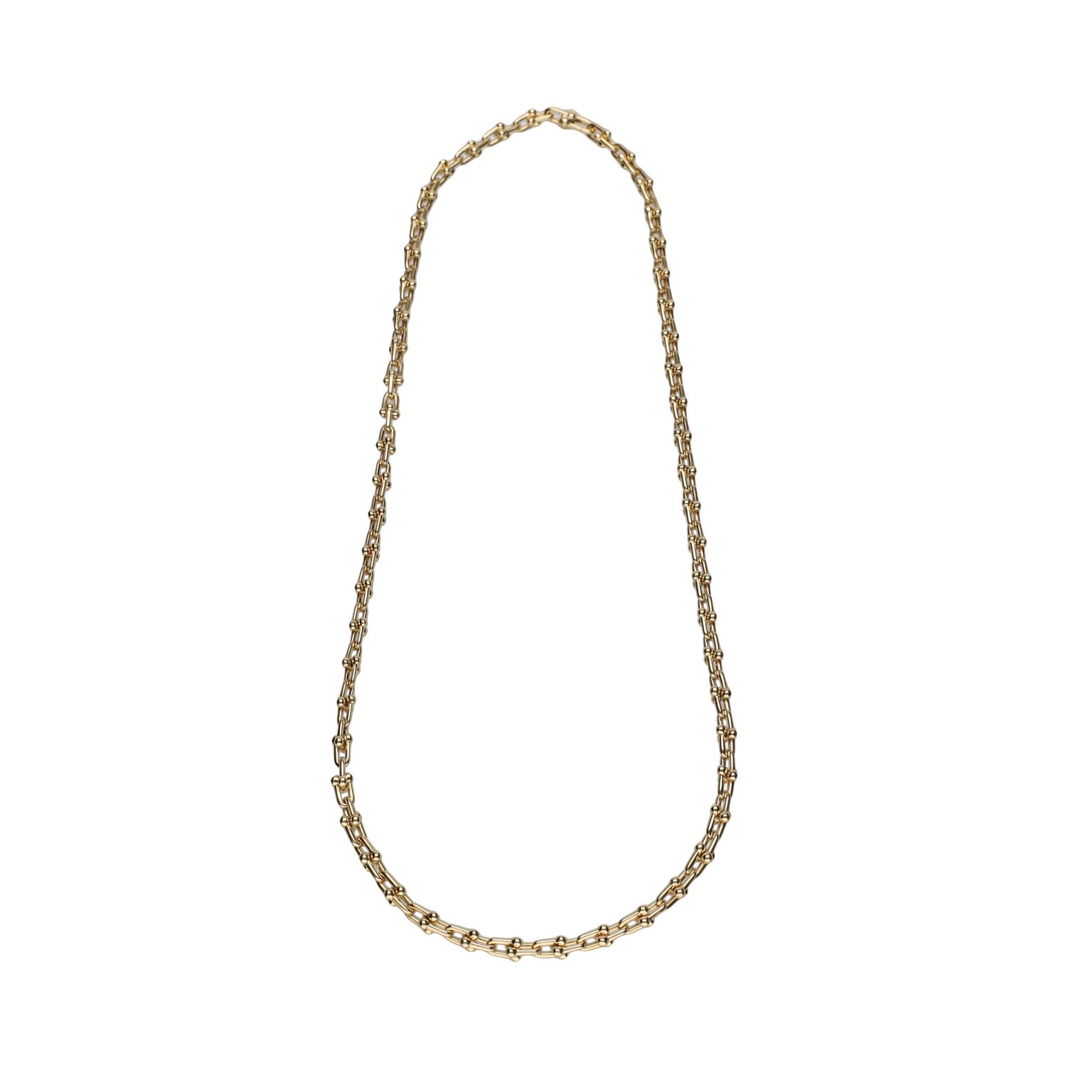 Collar de tiffany & co. En oro oro amarillo. Medida 40cm.