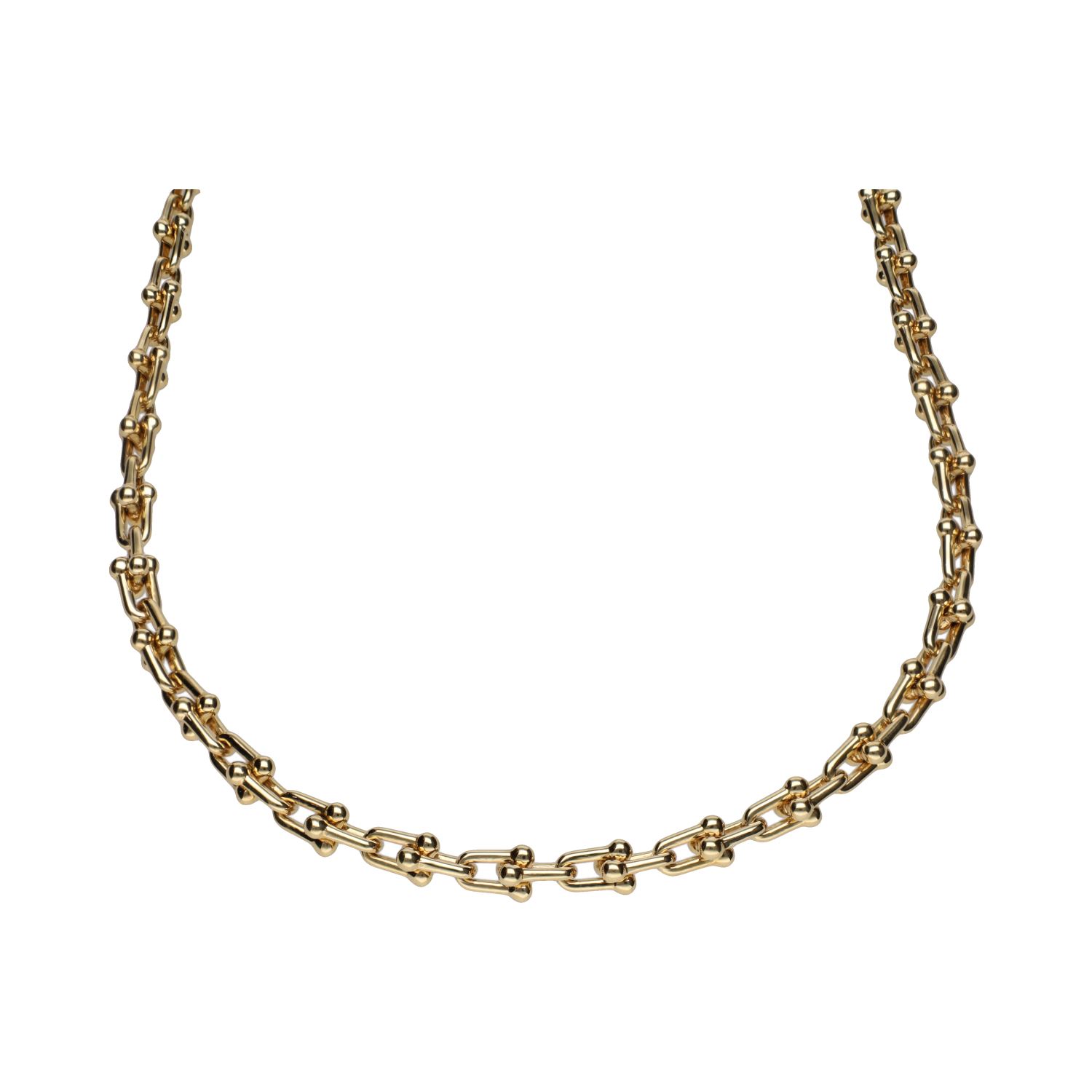 Collar de tiffany & co. En oro oro amarillo. Medida 40cm.